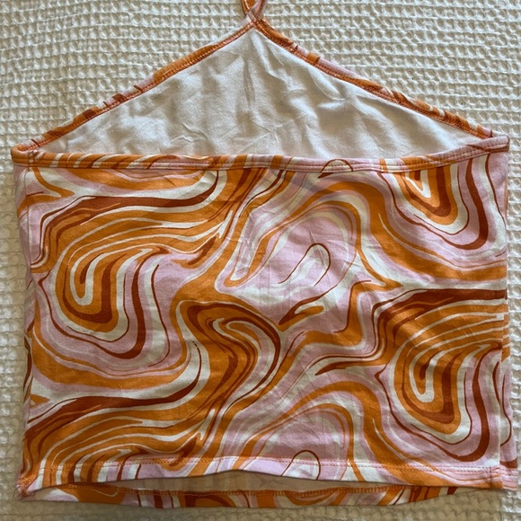 Hollister Patterned Halter Top, M - Picture 3 of 3